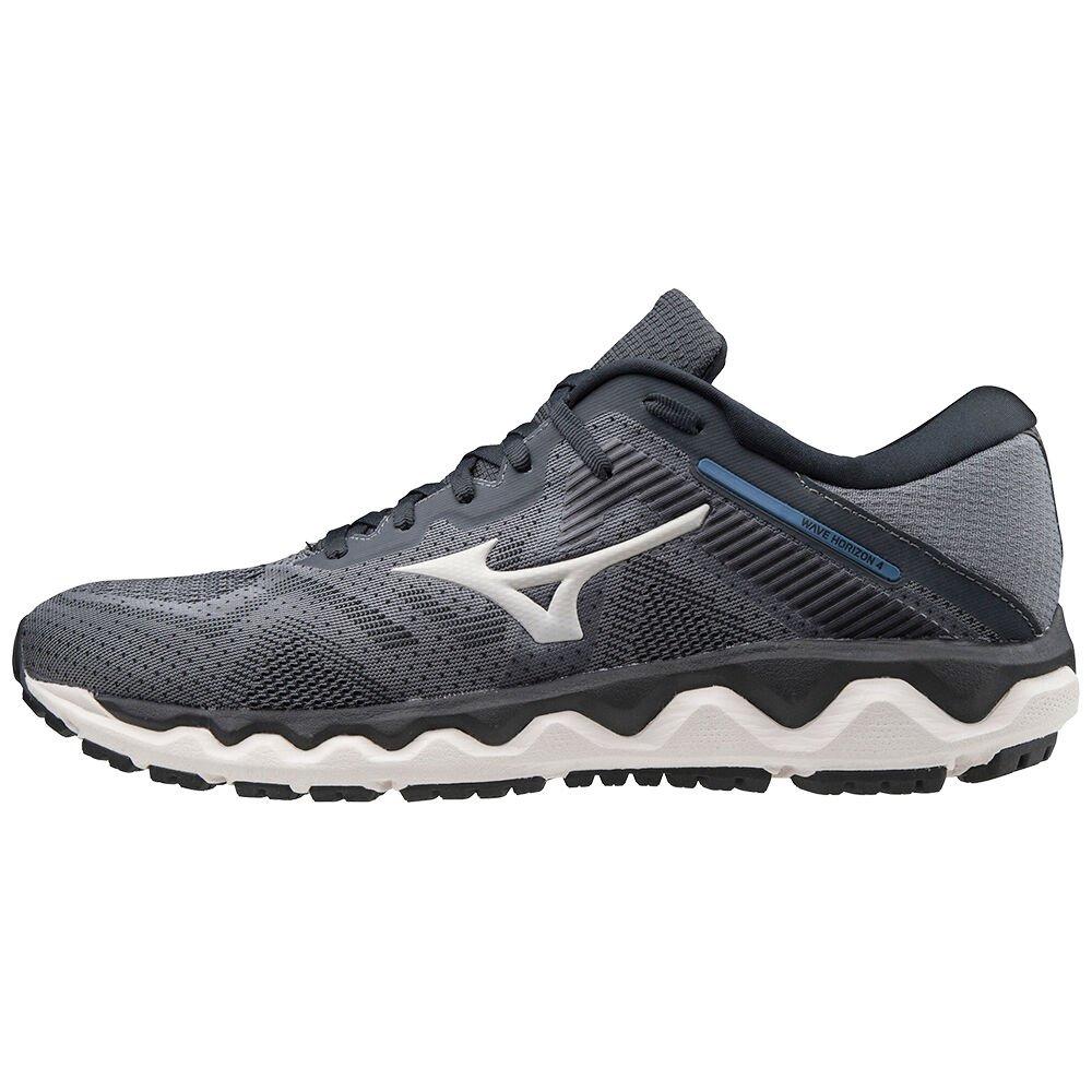 Mizuno Men's Running Shoes White/Blue Wave Horizon 4 Shoes - J1GC202640